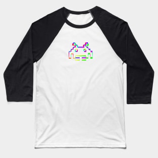 Distortion Space Invaders 2 Baseball T-Shirt